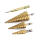 3PCS High-Speed Steel Step Drill BitCoated Metal